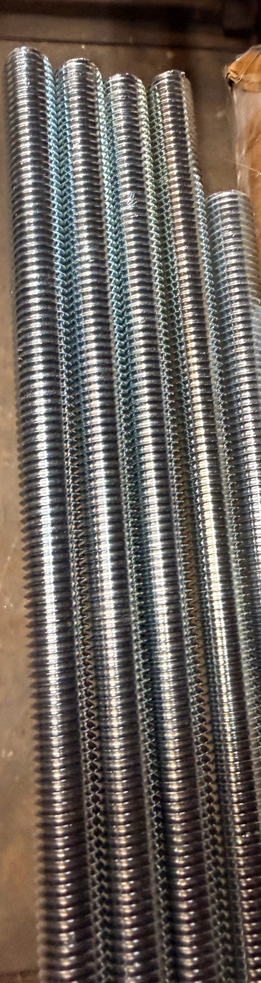 Threaded rod — zinc finish